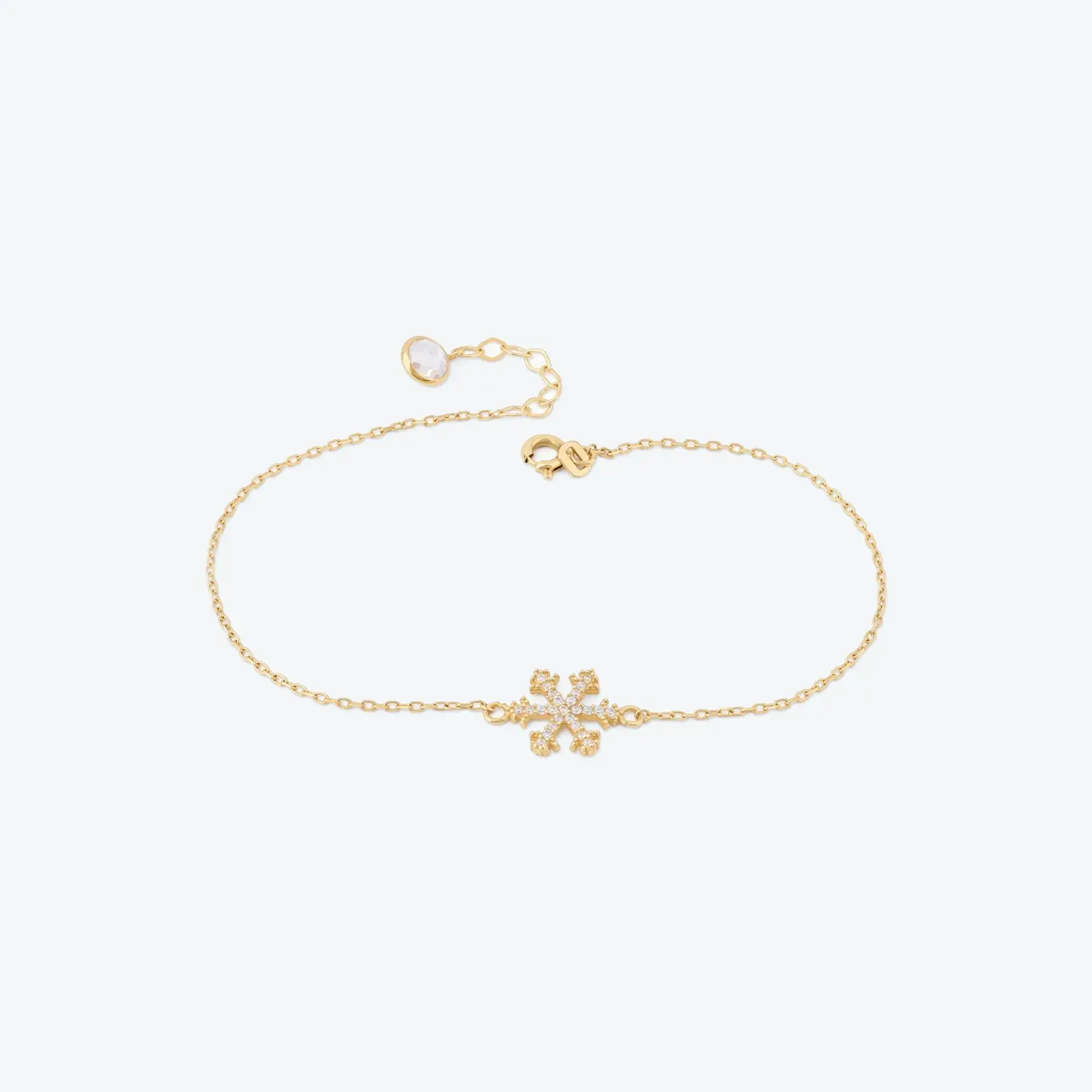 Pavé Snowflake Bracelet