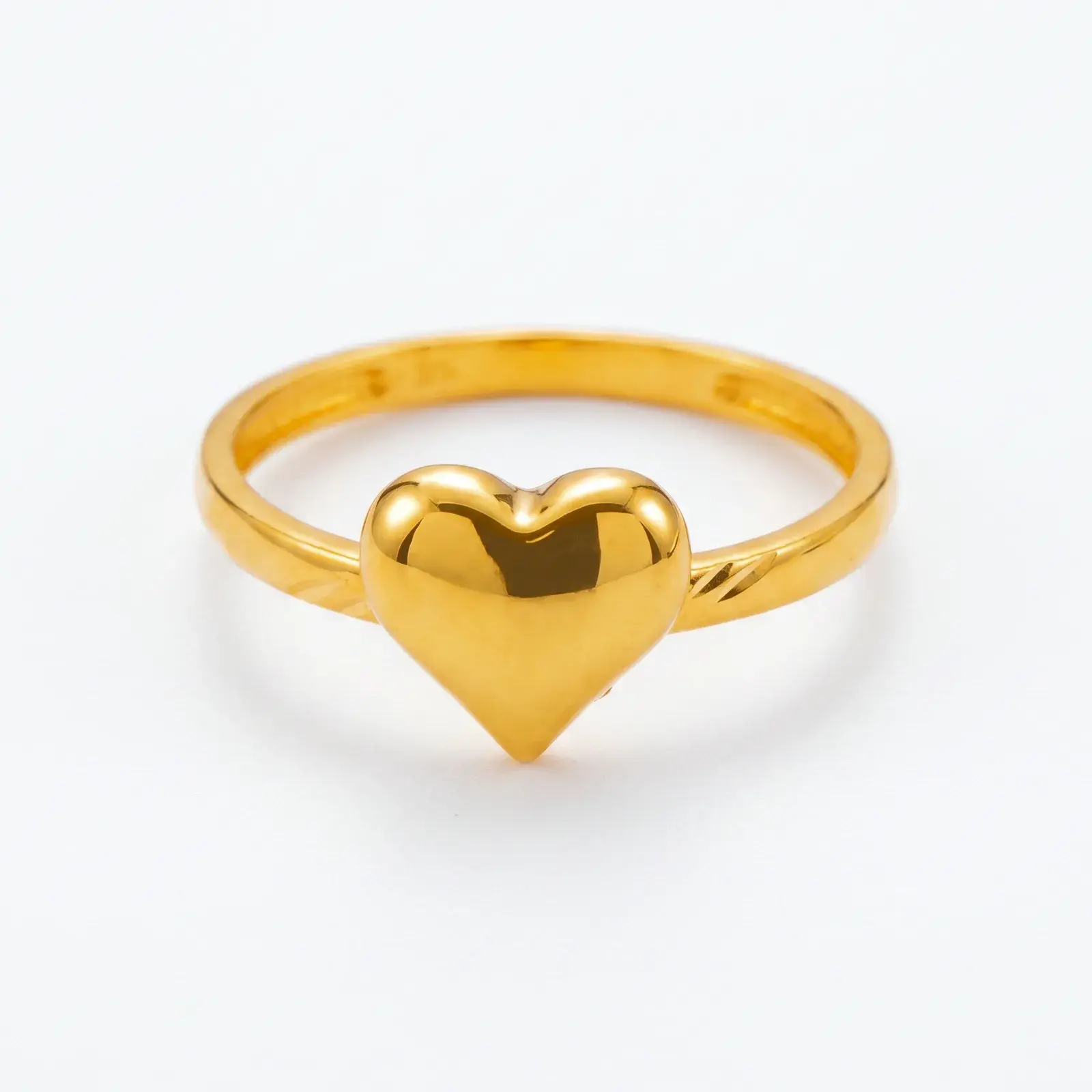Polished Heart Ring