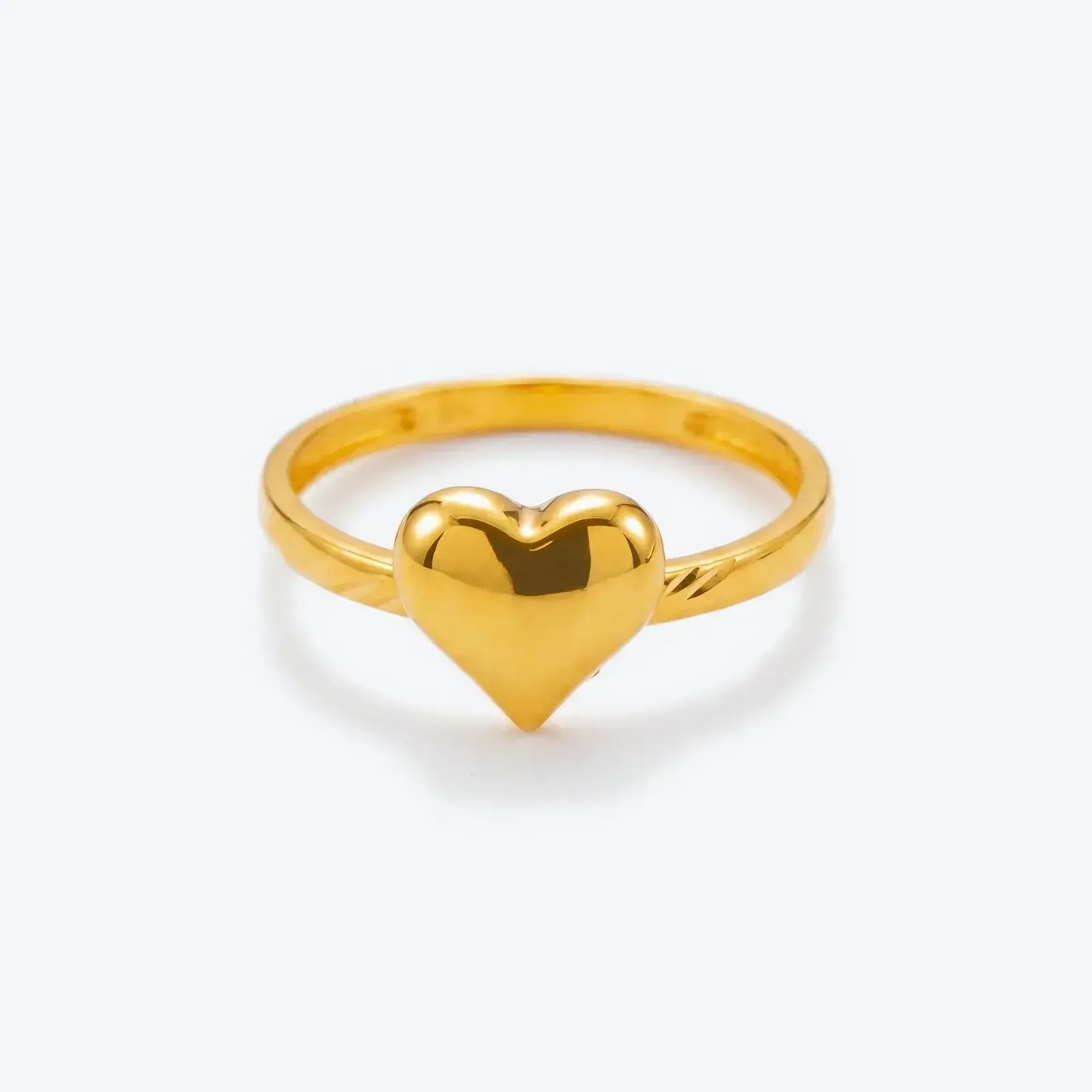 Polished Heart Ring