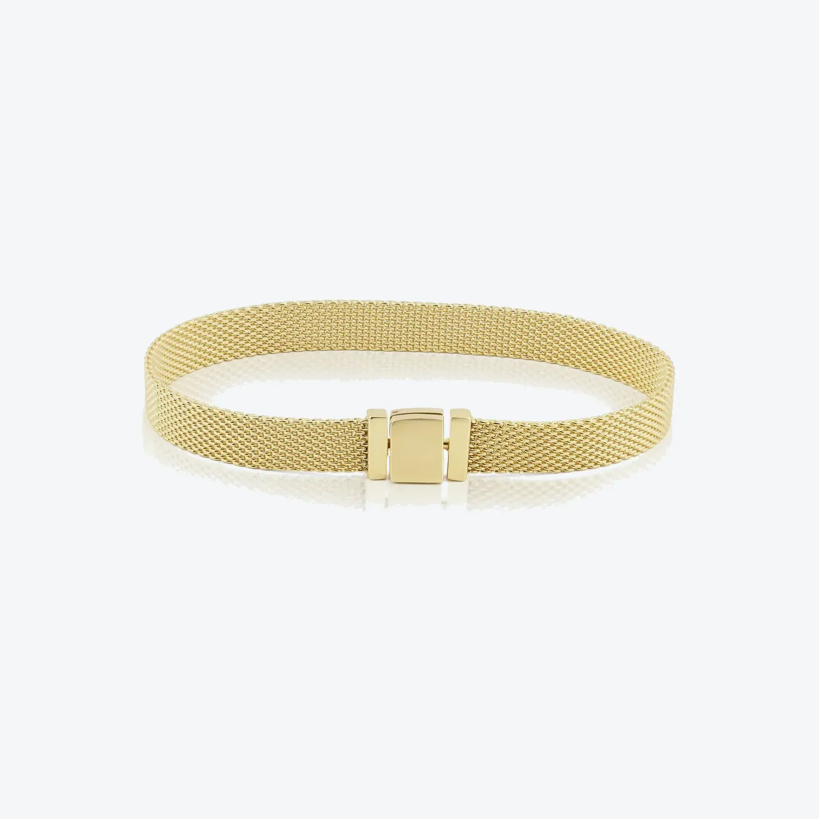 Mesh Band Bracelet · Yellow