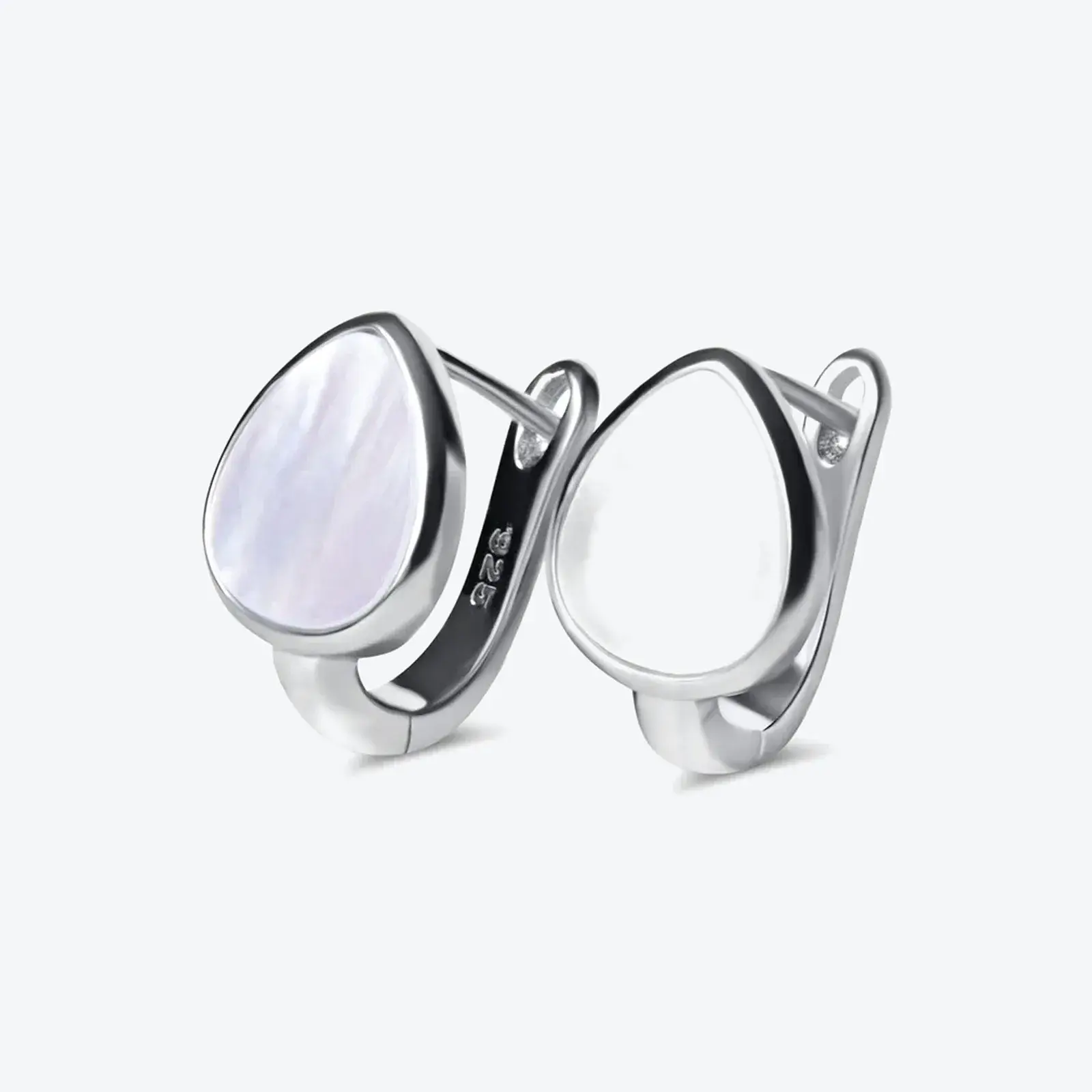 Mother-of-Pearl Teardrop Earrings