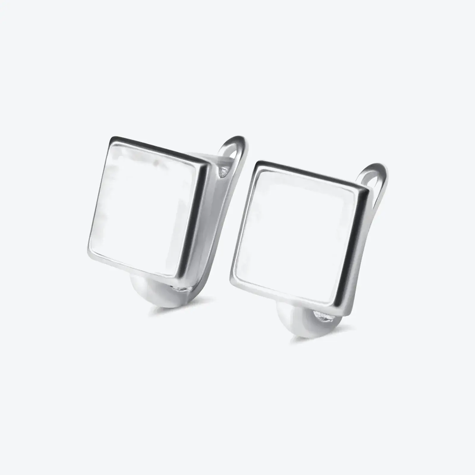 Mother-of-Pearl Square Earrings