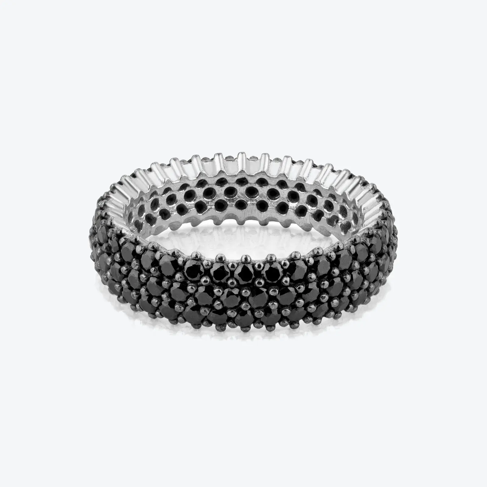 Noir Pavé Eternity Ring