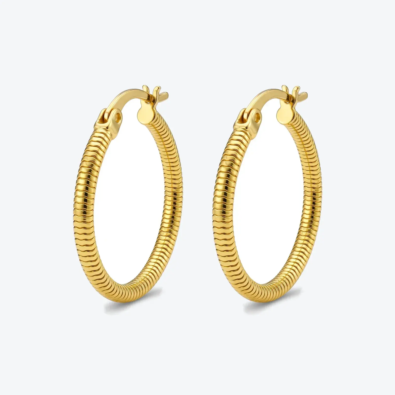 Snake Chain Hoop Earring