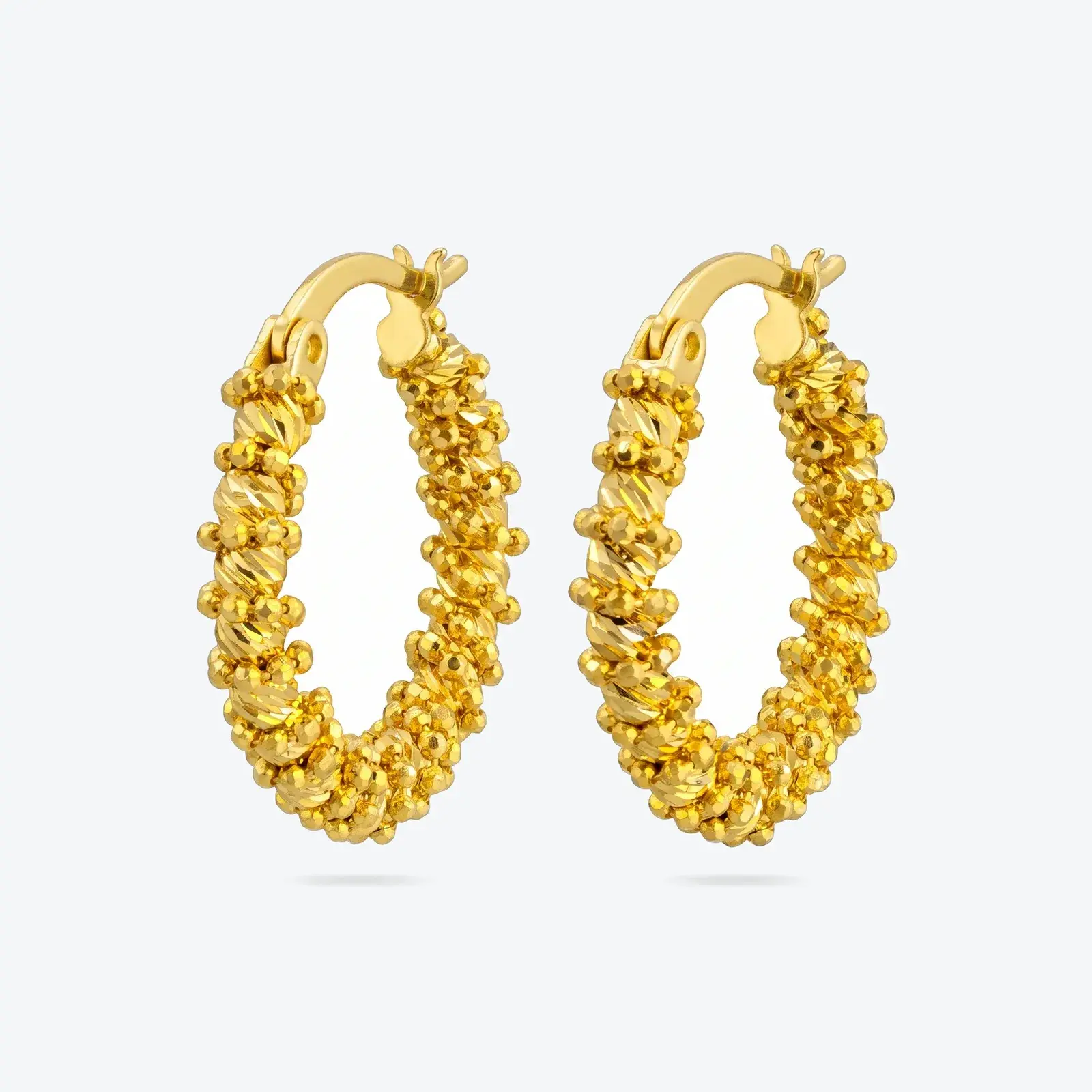 Sparkle Hoop Earring