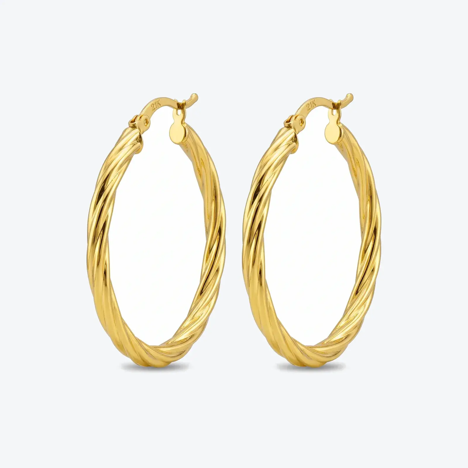 Spiral Hoop Earring