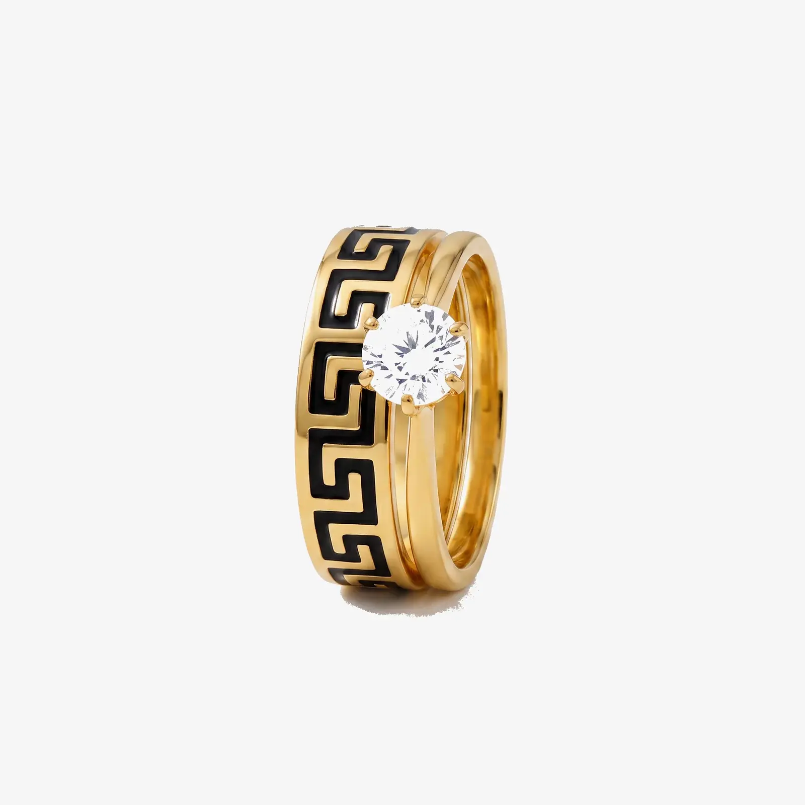 Twins Versa Wedding Ring with Mena