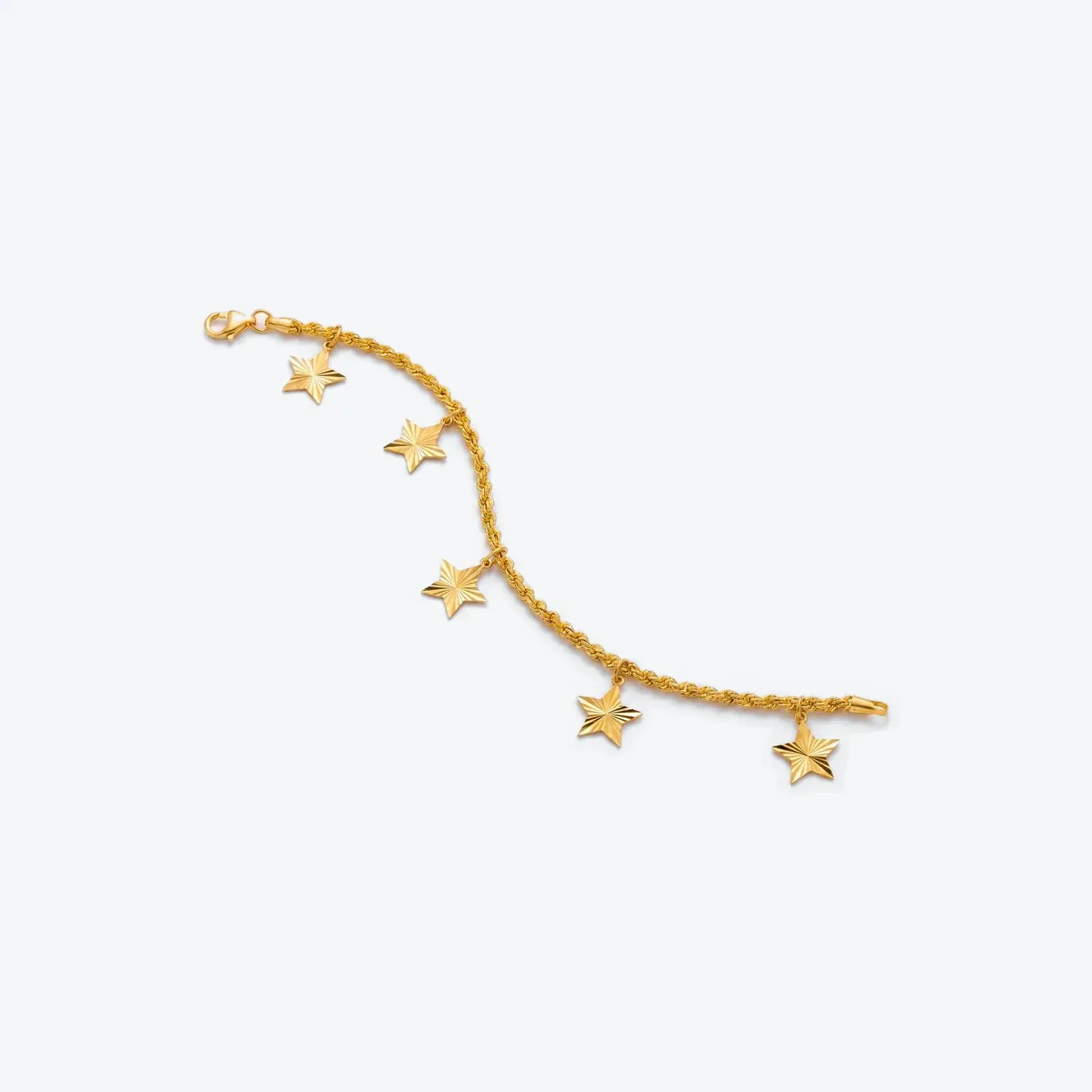 Twisted Chain Star Bracelet