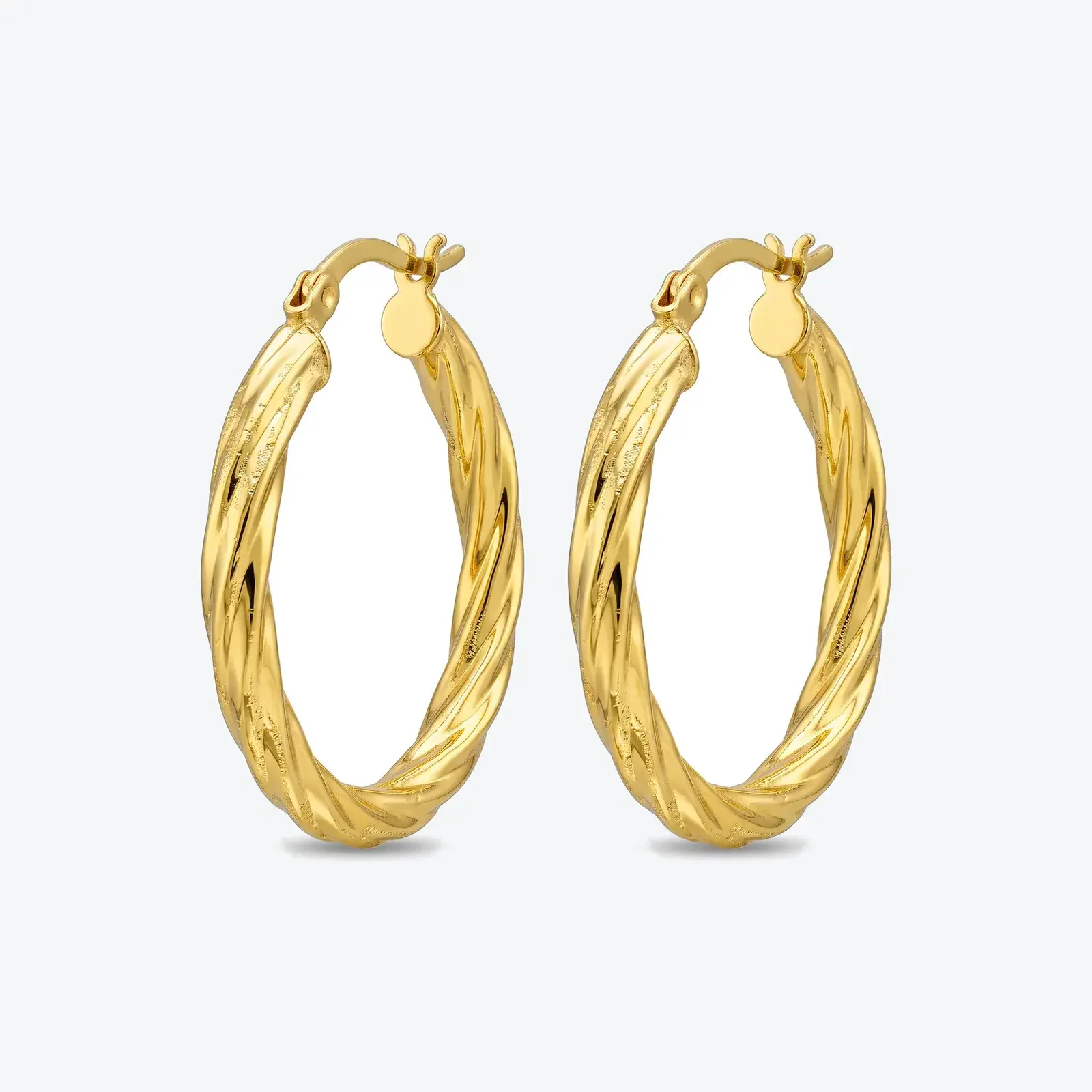 Twisted Hoop Earring