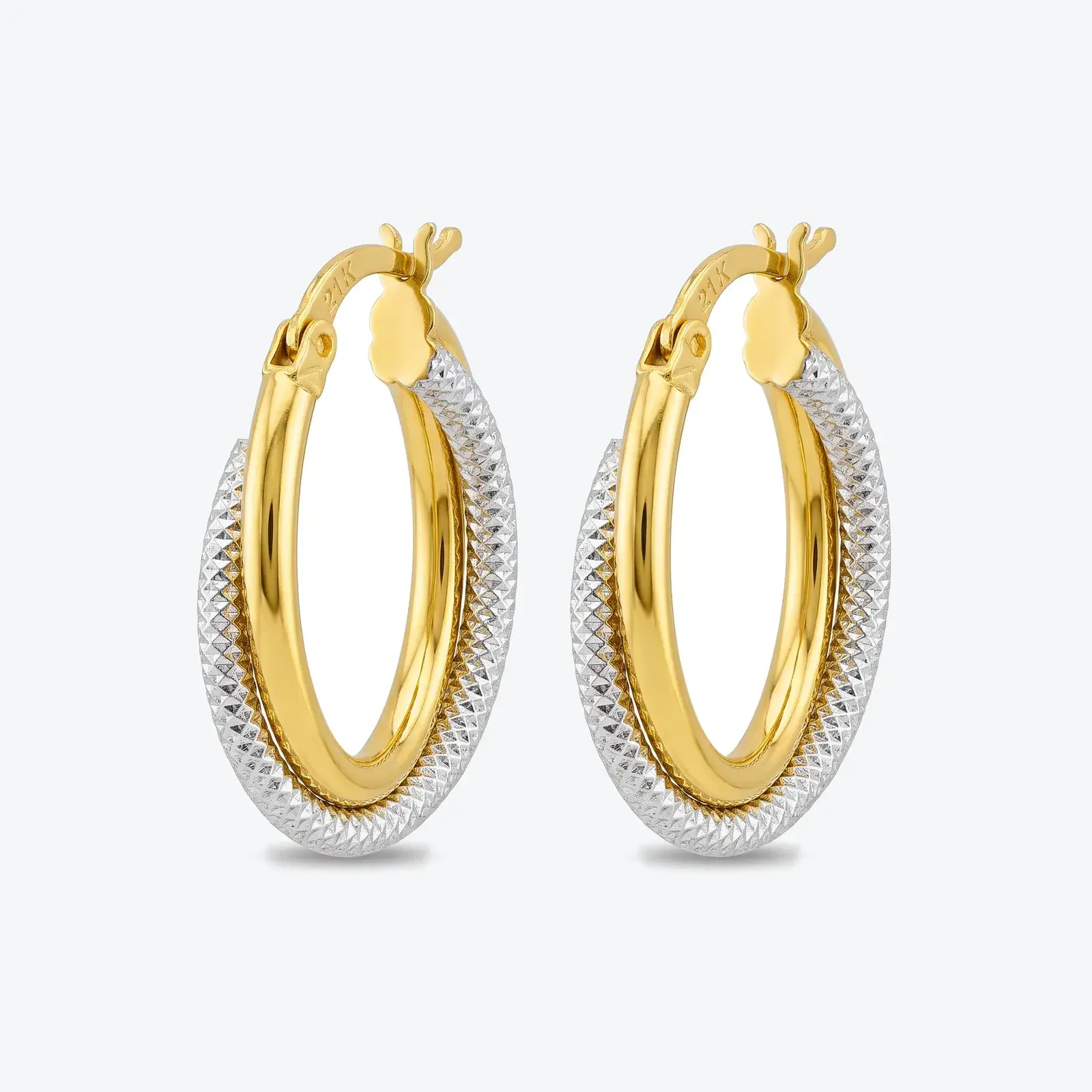 Twisted Double Hoop
