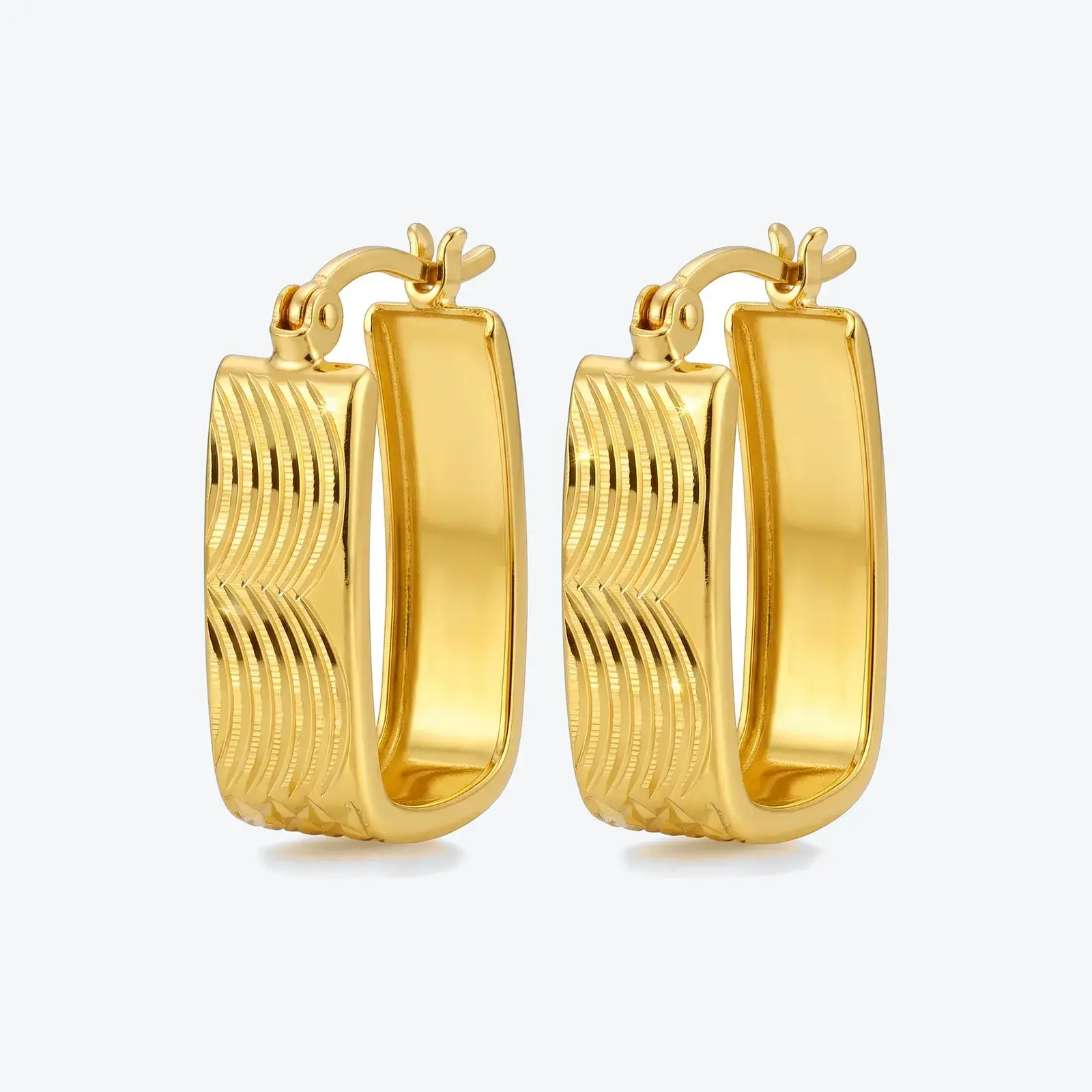 Wave Clip Earring